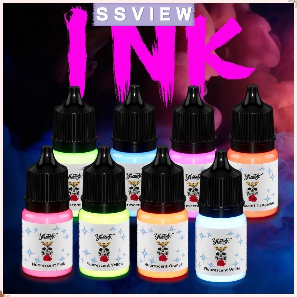 หมึกสัก STILLSAVIEW ขนาด 5ml และหมึกร่างกายแบบเรืองแสงหลากสี สำหรับสตูดิโอสักและศิลปินสักมืออาชีพ