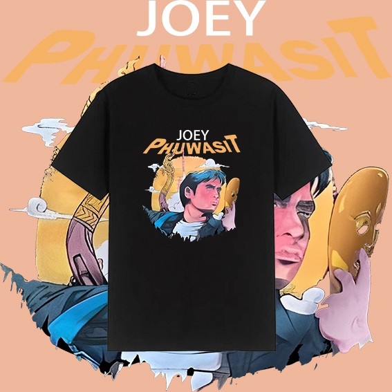 fashion โจอี้ ภูวศิษฐ์ Joey Phuwasit เสื้อยืดแขนสั้นพิมพ์ลาย S-5XL cotton เสื้อยืดคุณภาพดี