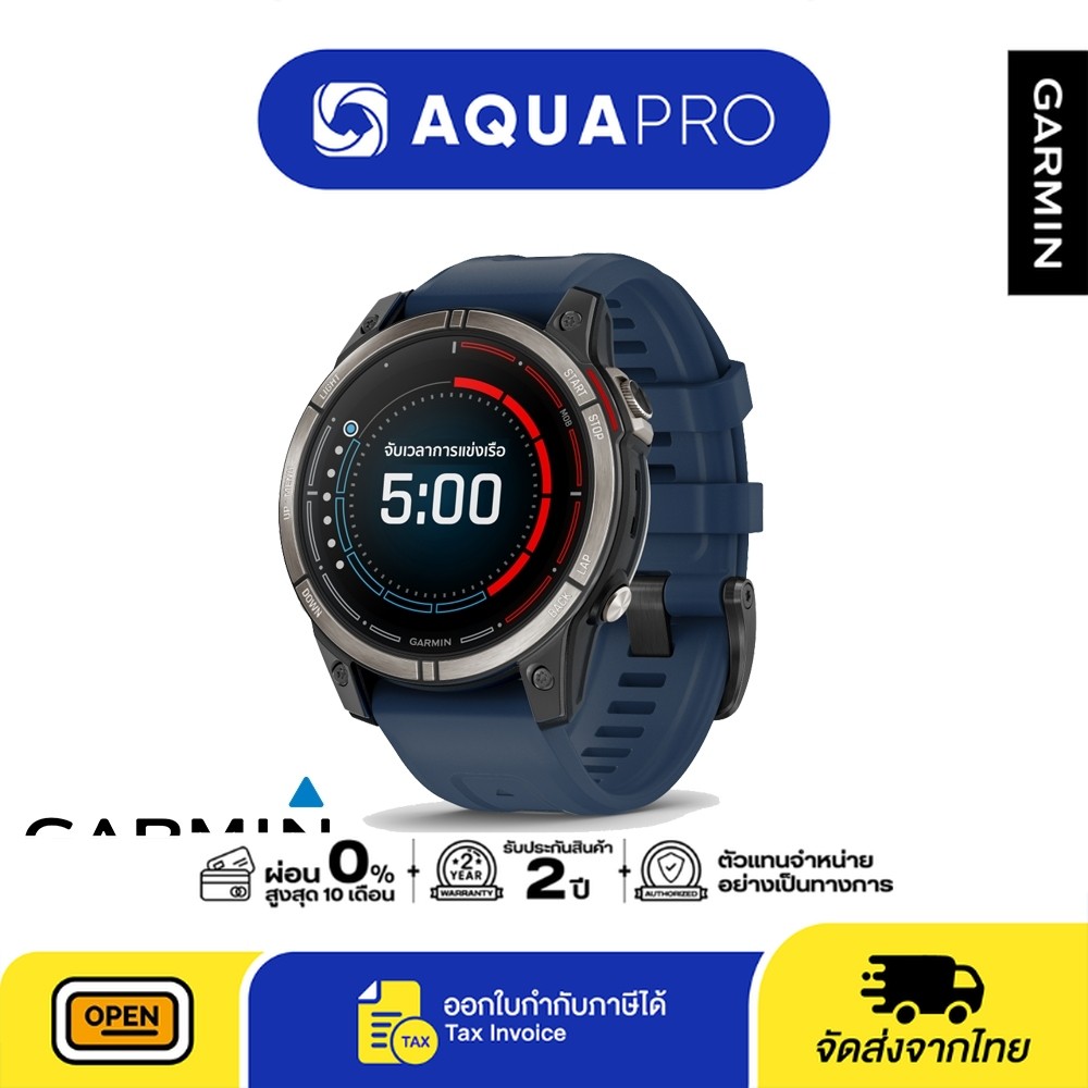 Garmin Quatix 7 Pro, Sapphire, AMOLED 010-02803-93 นาฬิกาประกันศูนย์ไทย 2 ปี By Aquapro