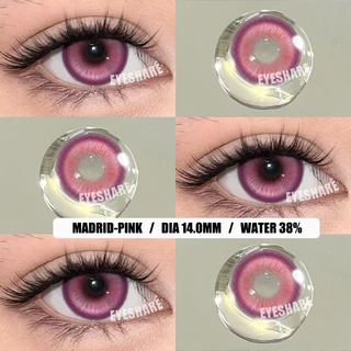 Eyeshare คอนแทคเลนส์ MADRID ซีรีย์คอสเพลย์ สีแดง/ม่วง/สีฟ้า/สีเขียว/สีเหลือง คอนแทคเลนส์ 2 ชิ้น ใช้ได้หนึ่งปี