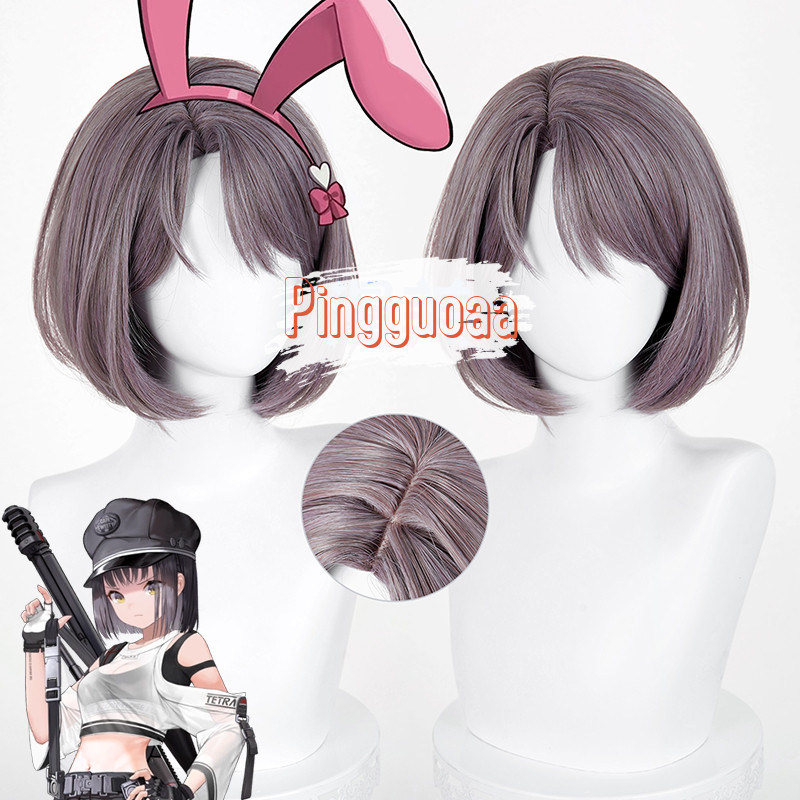 【Manmei】Nikke: Goddess of Victory Milk Cosplay Wig 30cm Short Heat-Resistant Synthetic Hair