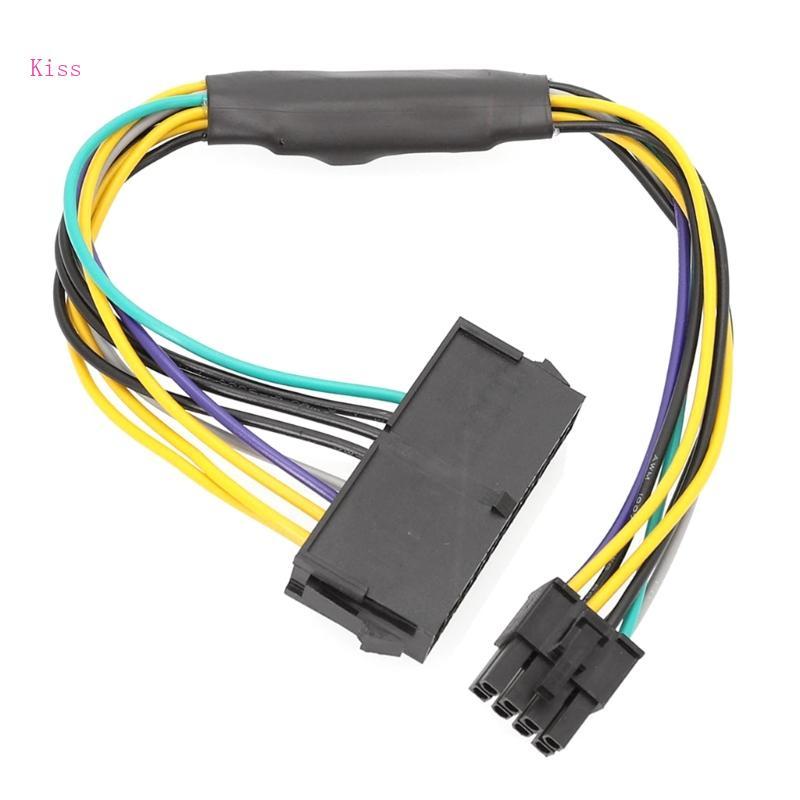 Kiss 24Pin to 8Pin สายไฟสําหรับ Optiplex 3020 7020 9020 สายไฟสายแปลง