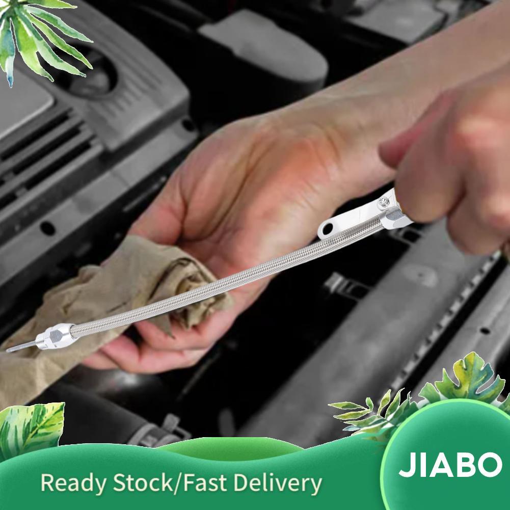 Jiabo Jiabo Aramox สแตนเลสยืดหยุ่นก้านวัดน้ำมัน 20in สกรูเปลี่ยนสไตล์สำหรับ SB 289 302 351W 429 460 