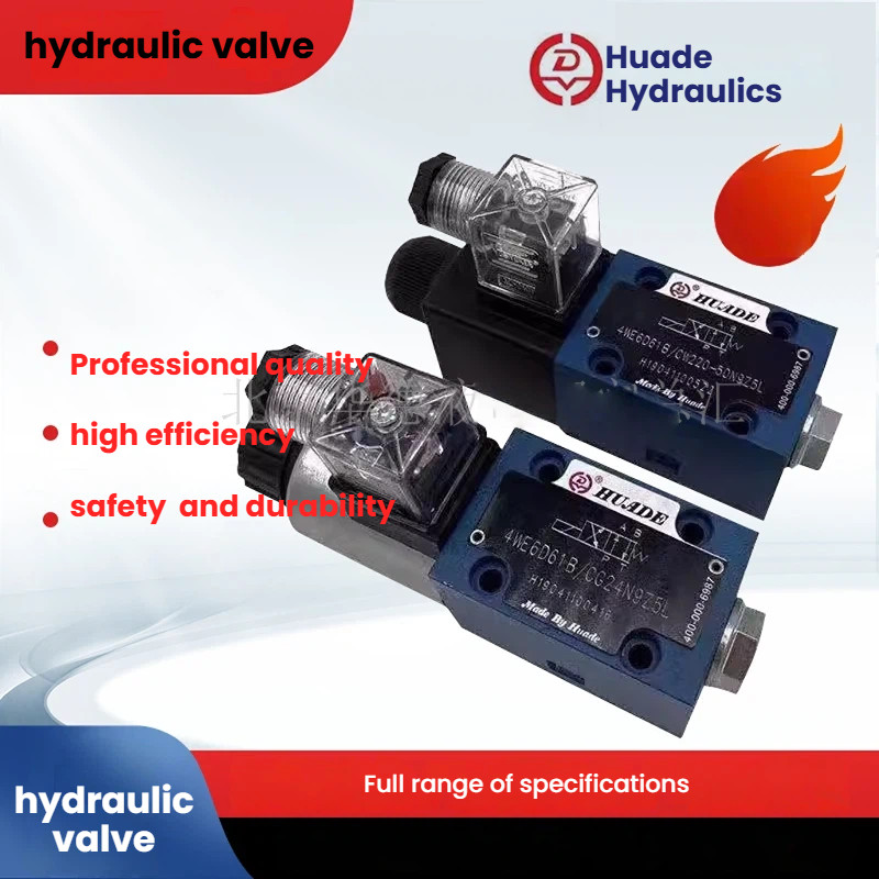 ปักกิ่ง Huade วาล์วทิศทางแม่เหล็กไฟฟ้า 4WE6D61b/CG 24N9Z5L/CW 2206Y10D10Y วาล์วไฮดรอลิก