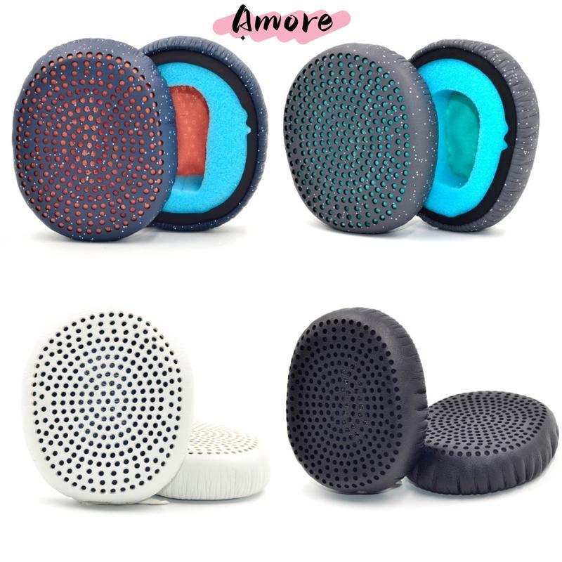 Amore แผ่นรองหูฟังทดแทนโปรตีนแผ่นรองหูฟังระบายอากาศสําหรับชุดหูฟัง Riff Riff2