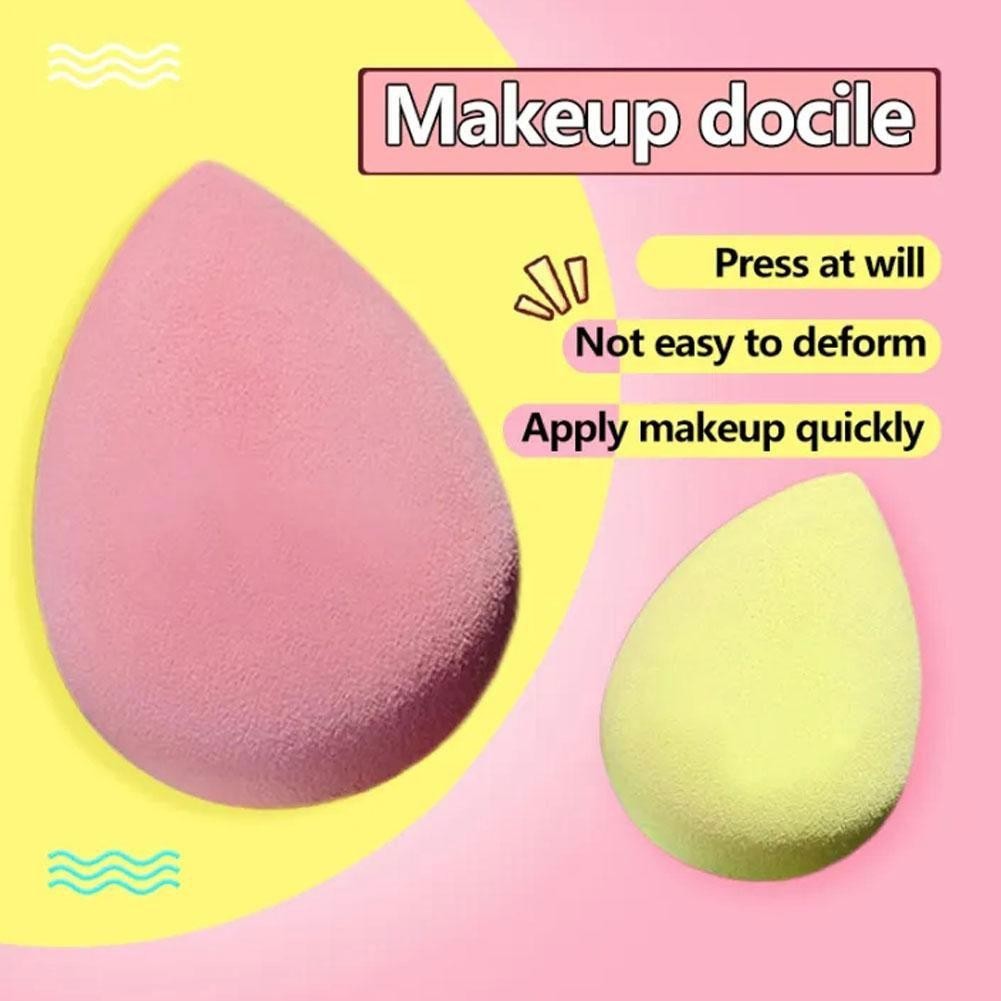 Make Up Sponges For Face Beauty Blender With Color Case Foundation Powder Blush Blender C1d9