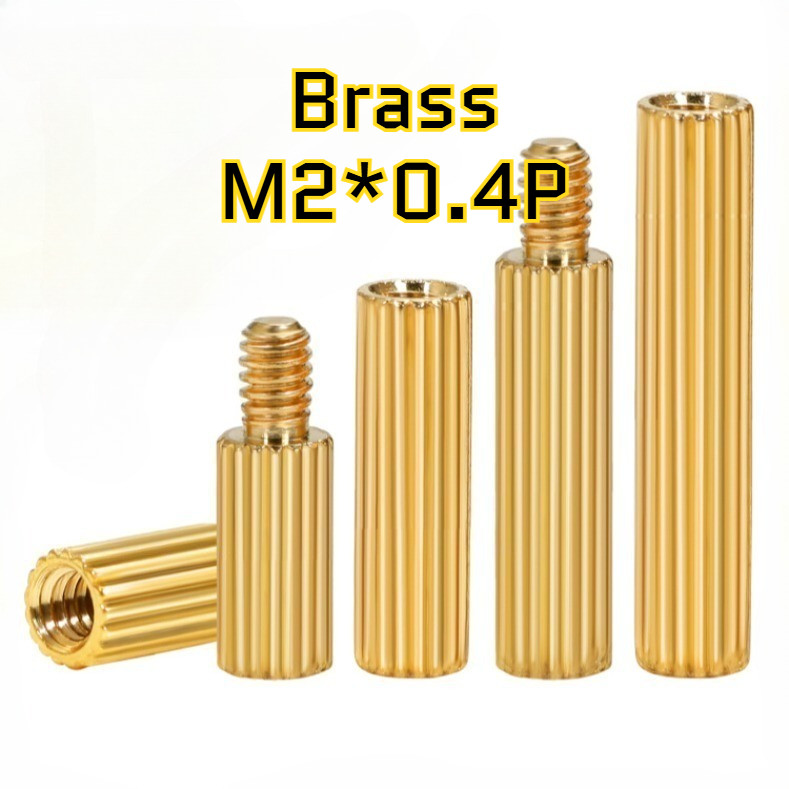 M2 double pass ทองแดงคอลัมน์รอบ knurled การตรวจสอบคอลัมน์สนับสนุนหัวเดียวทองแดงคอลัมน์กล้องรักษาความ