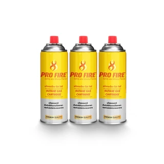 Pro Fire แก๊สกระป๋อง แก๊สปิคนิคประมาณ 250 กรัม 1 แพ็ค