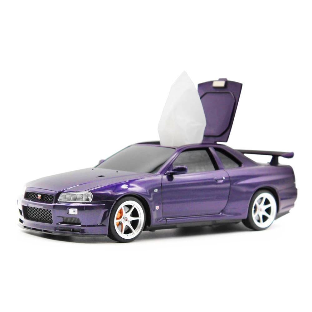 Wet wipe case for Skyline GT-R (BNR34) (Purple)