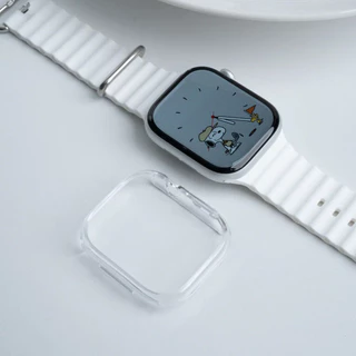 กระจกนิรภัย PC / กรณี TPU อ่อนนุ่มครอบคลุม for Apple Watch Ultra/SE 3 2 Iwatch Series 11 10 9 8 7 6 5 49 45 46 42 44mm