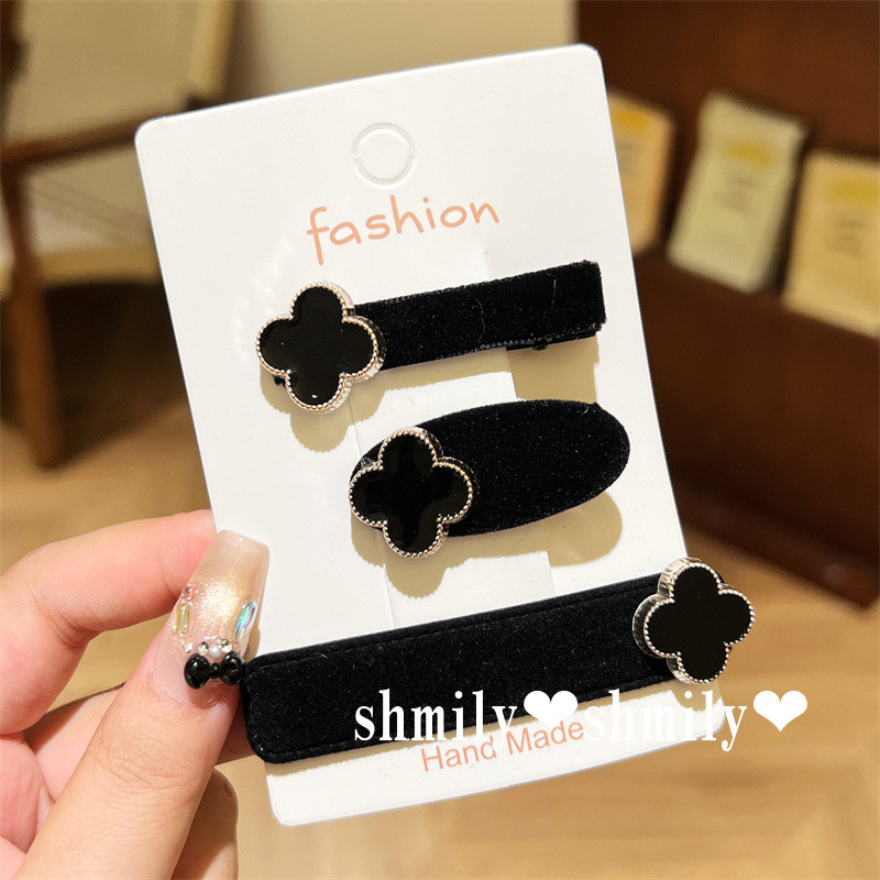 กิ๊บรัดผมสไตล์ญี่ปุ่นและเกาหลี ออกแบบ Four-Leaf Clover และ Duckbill เหมาะสำหรับติดผมและการจัดทรงหน้าม้า