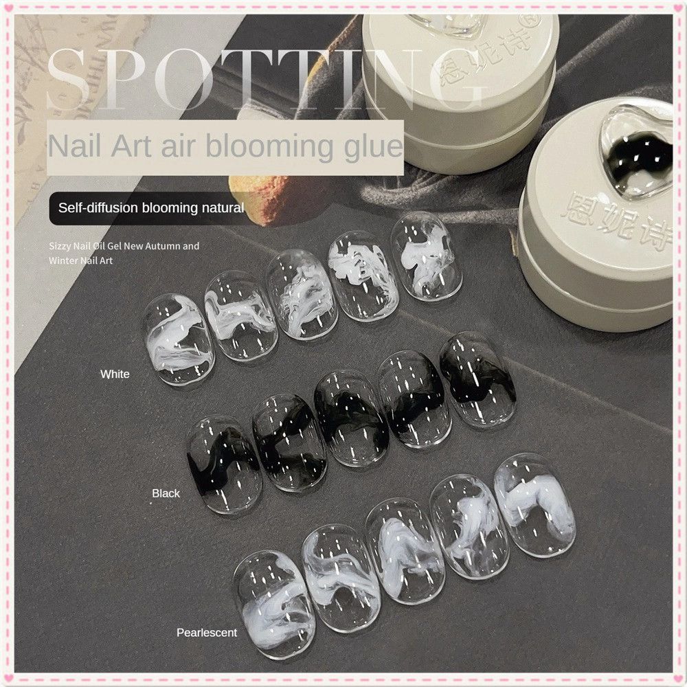 Annies Nail Art Air Blooming Nail Gel Marble Ink Quick Halo Dye Gradient UV LED Phototherapy Glue Na