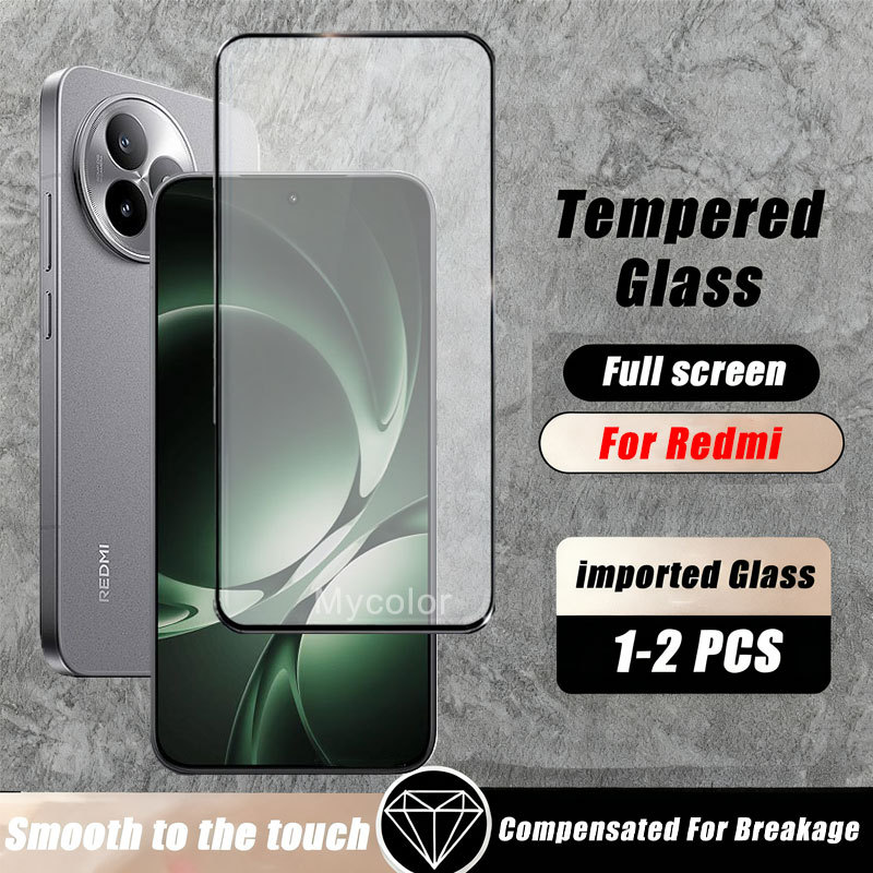 ฟิล์มกระจก สำหรับ แบบเต็มจอ รุ่นใหม่ Redmi Turbo 4 3 A5 A4 A3 A3x A2 A2+ A1 A1+ K90 Pro Max K80 K70 