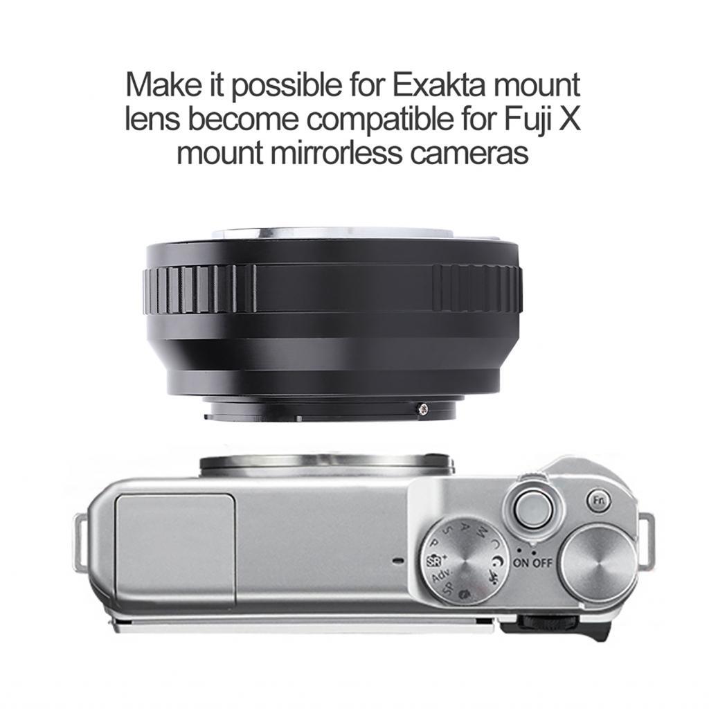 อะแดปเตอร์เลนส์ EXAKTA FX Perfect Fit การทำงานแบบแมนนวล การโฟกัสไม่มีที่สิ้นสุดสำหรับกล้อง Mirrorless ของ Fuji X Mount