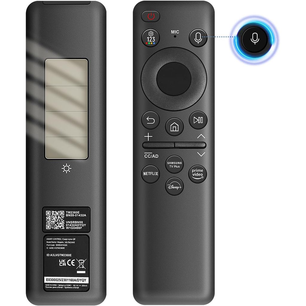 BN59-01255A รีโมทคอนโทรลด้วยเสียงสําหรับ Samsung Smart TV, ใช้งานร่วมกับ Samsung QLED TV Series S95C