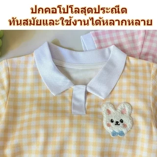 ชุดเด็กผู้หญิงลายสก็อตสุดน่ารัก! เสื้อแขนสั้นสไตล์เกาหลี แมทช์กับกางเกงขาสั้น ดูแลรักษาง่าย ไม่ต้องรีด