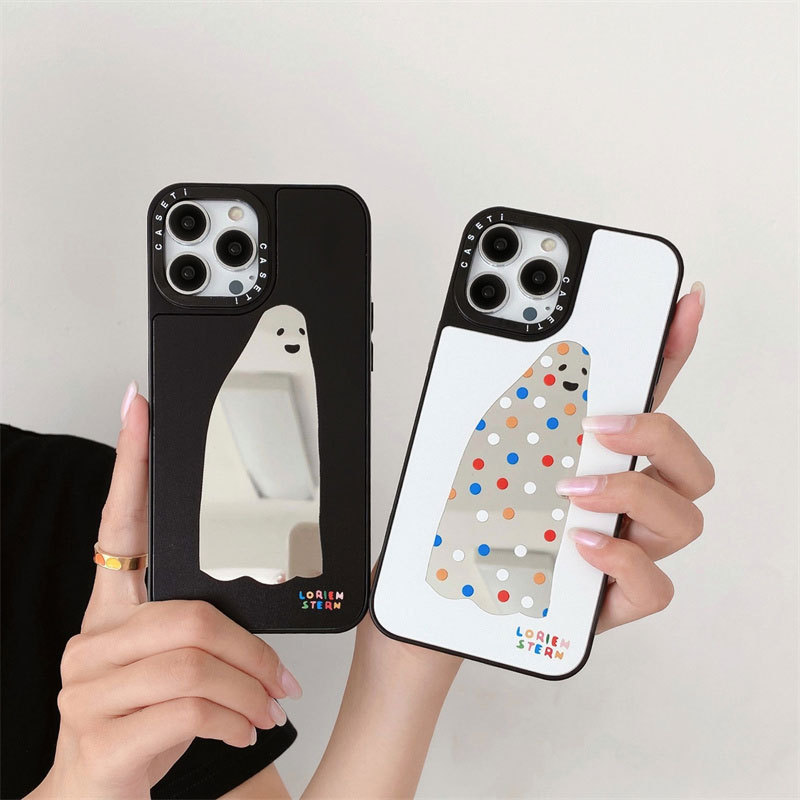 C Home Co-Branded ตลกน่ารัก Ghost Ghost Apple 17 เคสโทรศัพท์เหมาะสําหรับ iphone15 การ์ตูน 14 Street 