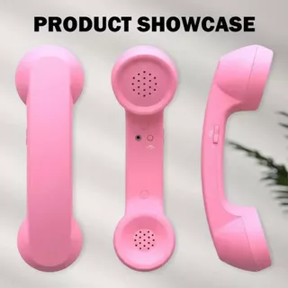 ALPIN โทรศัพท์ Handset, Type-C โทรศัพท์สไตล์ตัวรับสัญญาณจับโทรศัพท์พื้นฐาน, สายฟรีพร้อมไมโครโฟน Handset