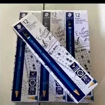 (ECONOMIC PACKAGE) 2B STEADLER PENCIL PER 6 PACKS / MARS LUMOGRAPH 100 / คอมพิวเตอร์ EXAM PENCIL - S
