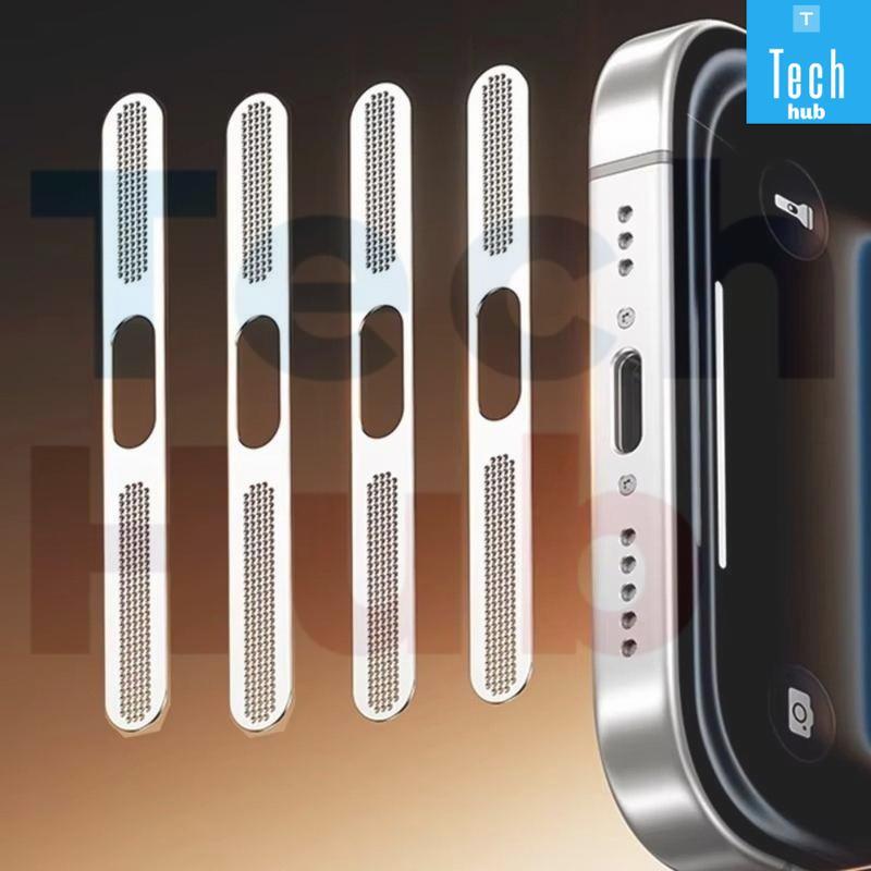 สติกเกอร์ตะ ข่ายโลหะ กันฝุ่นลำโพง ฝาครอบตาข่าย สติ๊กเกอร์ตาข่ายกันฝุ่น ฝาครอบรูลำโพง, สำหรับ lPhone 