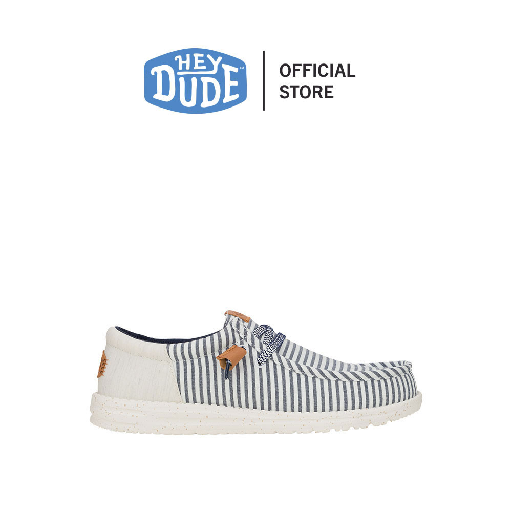 HEYDUDE รองเท้าลำลองผู้ชาย WALLY FUNK NU PREP รุ่น 43126-4US - PRINCESS BLUE/WOOD ASH