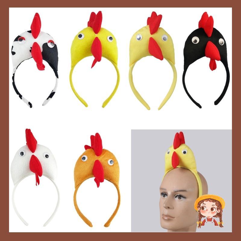 ลี้ ผู้หญิงแถบคาดศีรษะตลกสวมใส่ทุกวันไก่ที่น่าตื่นใจสําหรับคริสต์มาสปาร์ตี้ฮาโลวีน