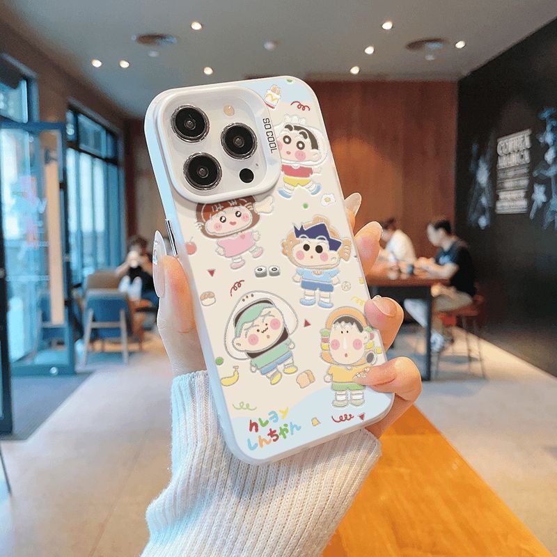 ❤️รับประกัน❤️เคสไอโฟน11 13 15 12 14 16 17 Pro Max เคส Cartoon new friends เคส 2 ชั้น หลังแข็ง ขอบนิ่ม (PC+TPU)ของแท้