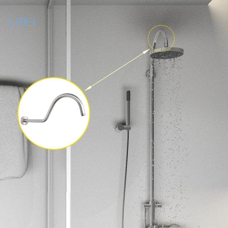 LIDU1 Contemporary S shape Shower Arm Modern Designing Shower Arm อุปกรณ์ห้องน้ําสําหรับครอบครัว Hom