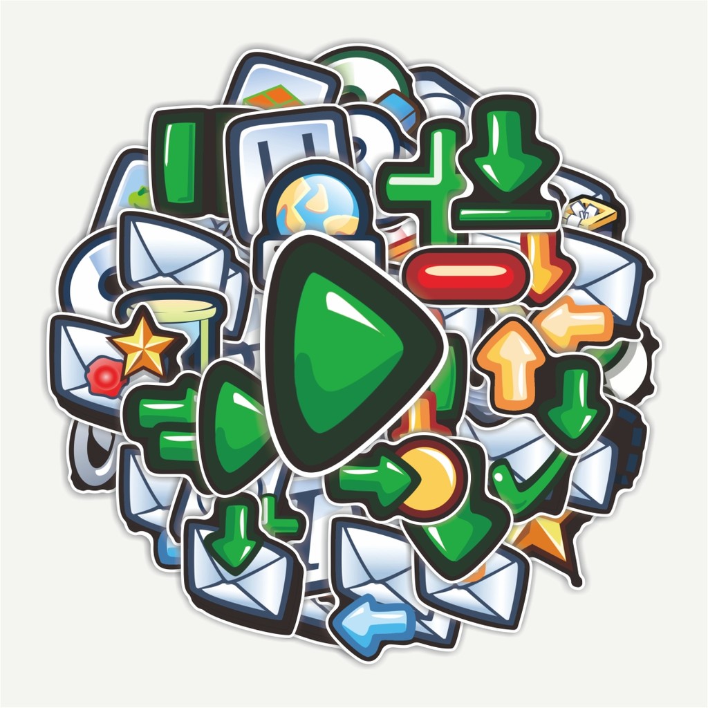 สติ๊กเกอร์แพ็ค Gr A Dw Icon สติ๊กเกอร์ | สติ๊กเกอร์ TUMBLR | สติ๊กเกอร์แล็ปท็อปสําหรับกระเป๋าเดินทาง