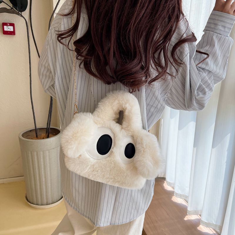 miss bag fashion กระเป๋าสะพายสุนัขตาโต กระเป๋าถือ มีสายสะพายไหล่ แฟชั่นผู้หญิง