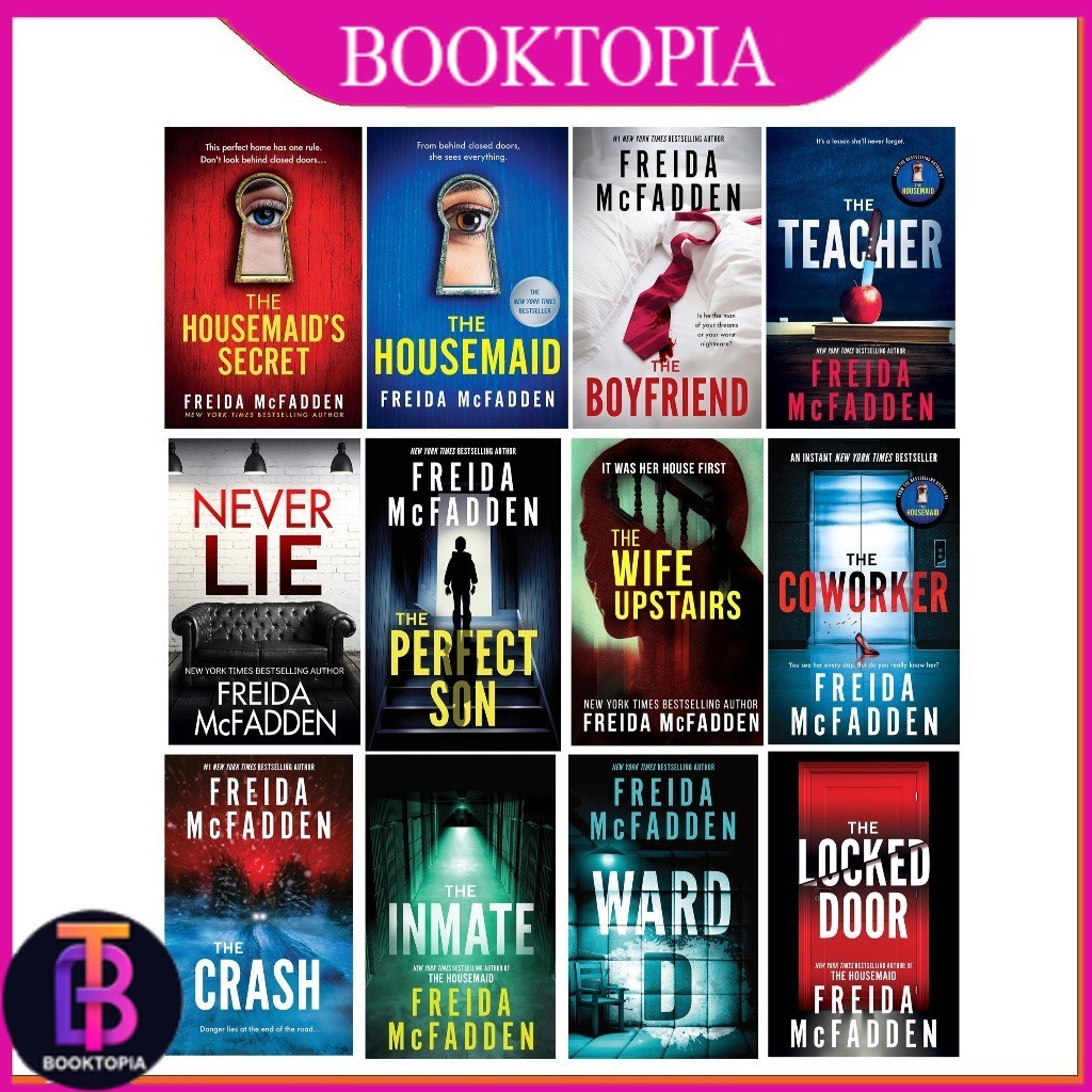 คอลเลกชัน Freida McFadden Books: The Housemaid | ไม่เคยโกหก | ครู | The Boyfriend - booktopia