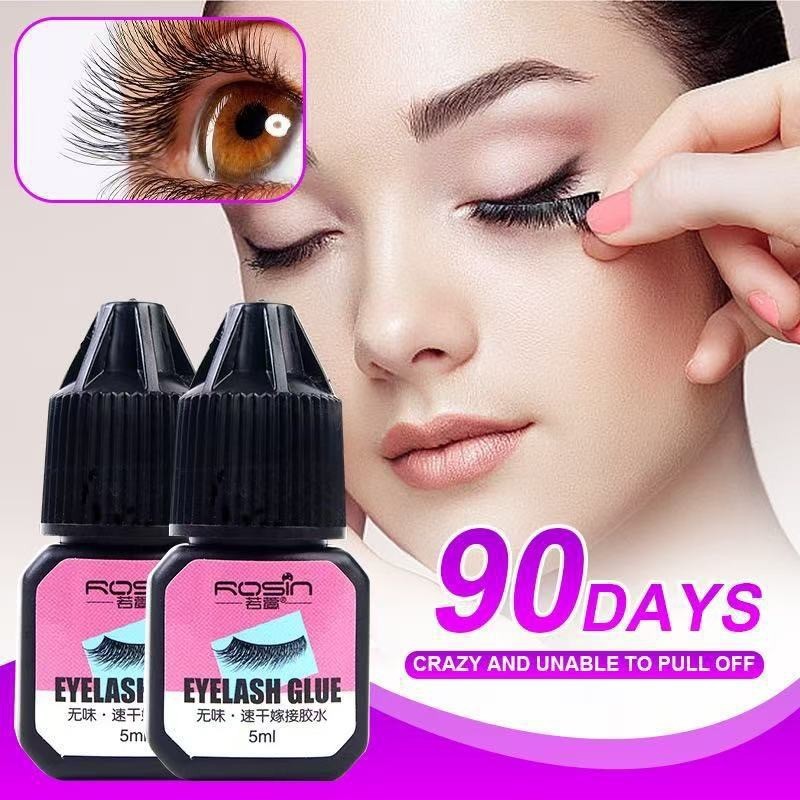 shiny-girl：  กาวต่อขนตา แห้งเร็ว ติดทนนาน ไม่ระคายเคือง ขนาด 5 มล.