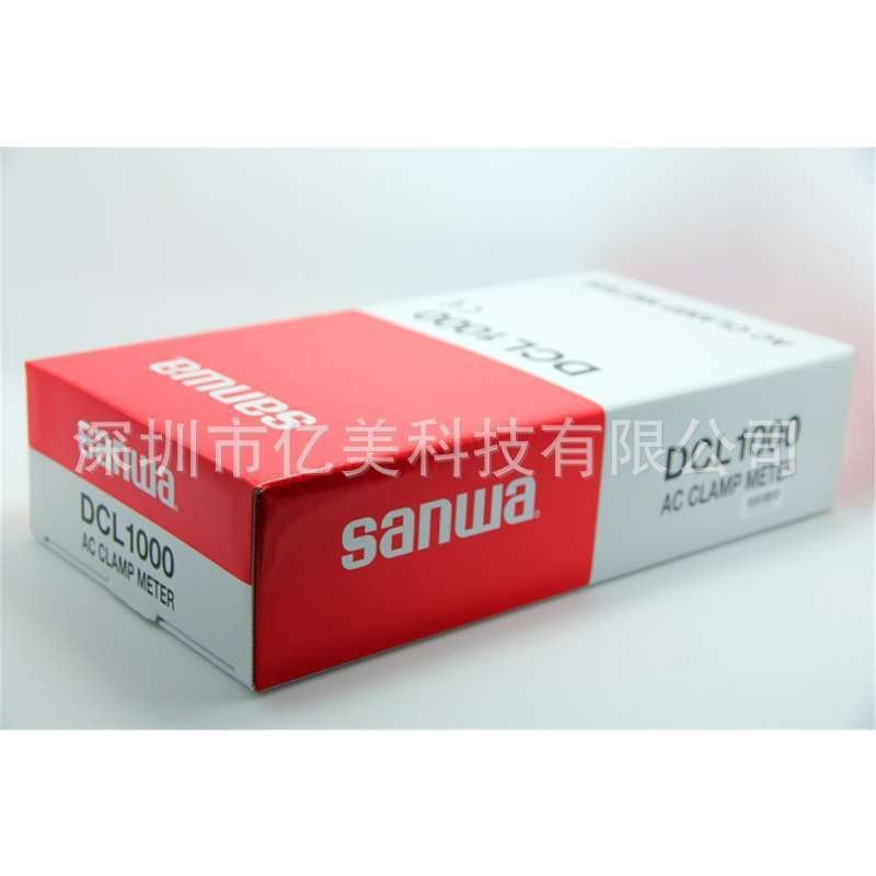 ญี่ปุ่น sanwa sanwa DCL1000 AC แคลมป์มิเตอร์กระแสไฟแอมป์มิเตอร์ตะขอปัจจุบัน