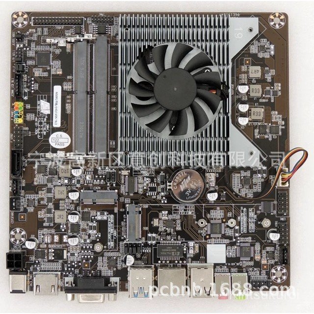 การผลิตการออกแบบ CPU X86 Multi-Core ITX แผงวงจรควบคุมอุตสาหกรรมเครื่อง All-in-One N5095 เมนบอร์ดคอมพ