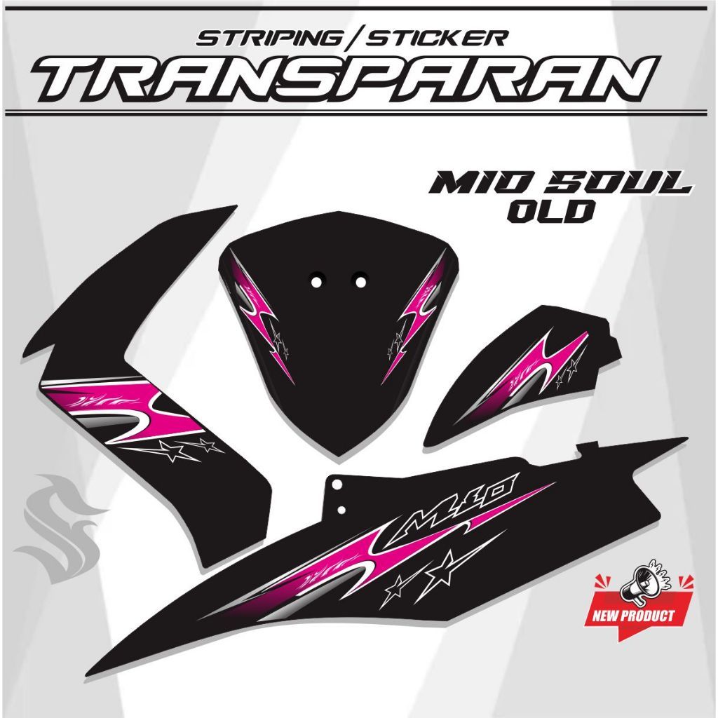 สติ๊กเกอร์ / สติ๊กเกอร์ STRIPING MIO SOUL OLD / สติ๊กเกอร์ STRIPING MIO SOL