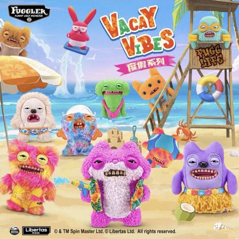 【พร้อมส่ง】fuggler โมเดล พวงกุญแจ ตุ๊กตา พวงกุญแจ พวงกุญแจ fuggler funny ugly monster fuggler spongeb