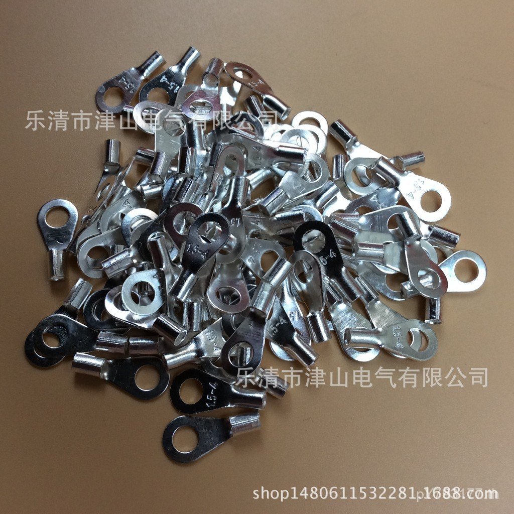 Wire Nose Bare End Supply ผู้ผลิต OT1.5-4 รอบการเชื่อมต่อหู End Cold Press Cold Press Terminal การเช