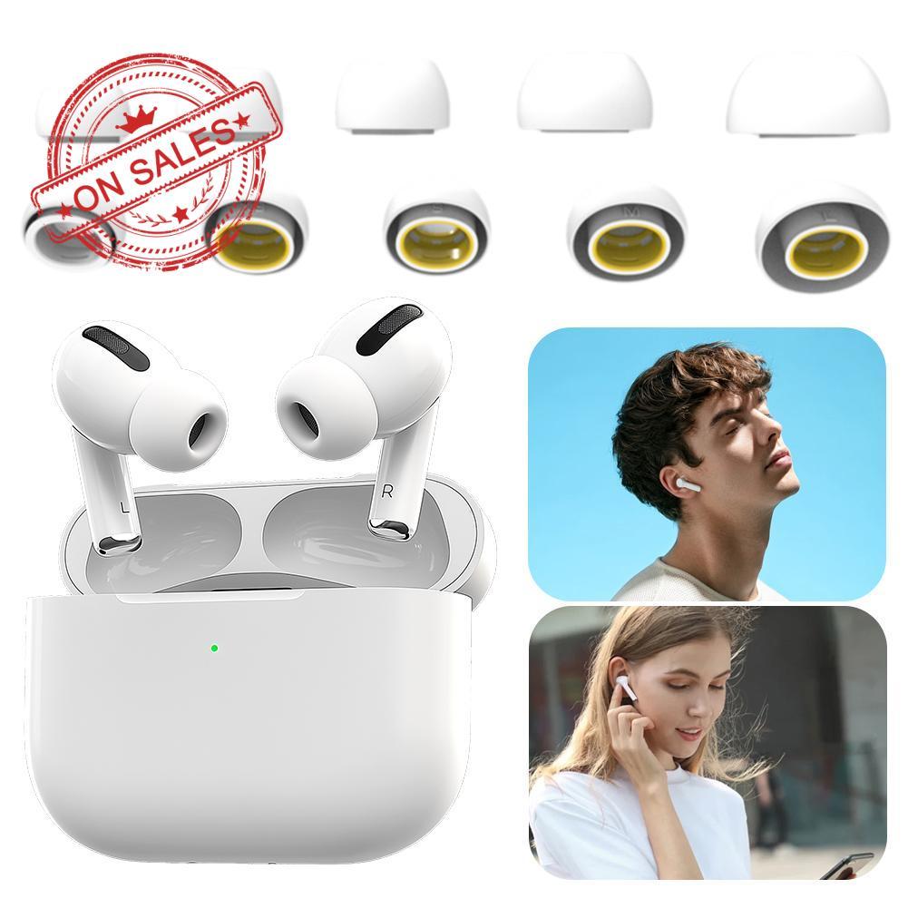 เคล็ดลับหูฟังทดแทนสําหรับ Airpods Pro 3, 5 ขนาด (xxs ถึง L) หูฟังซิลิโคนอ่อนนุ่ม, เพิ่มเสียงเบส V0q9