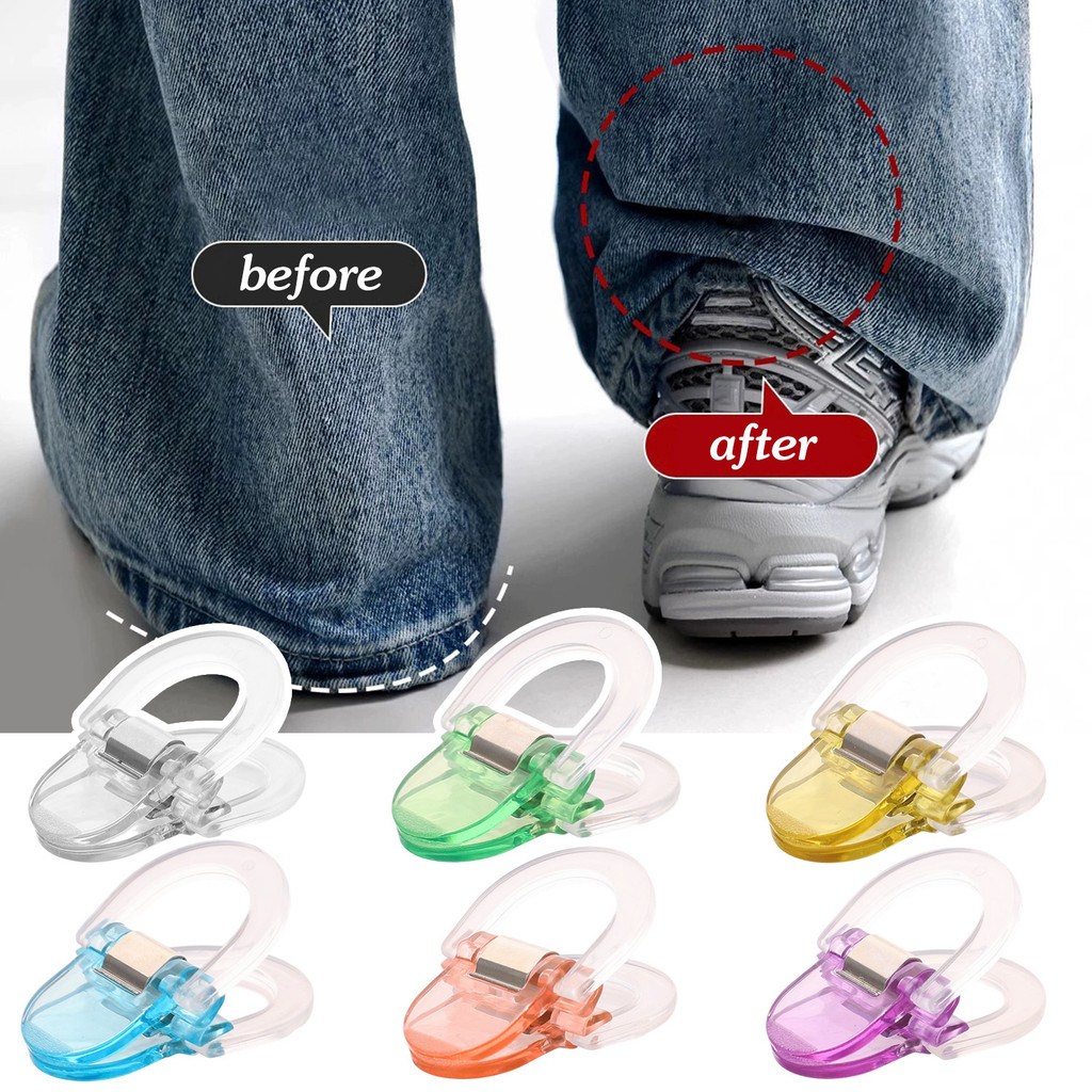 กางเกง Hem คลิป 8-Pack ที่มองไม่เห็น, วัสดุ ABS ไม่มีความเสียหายไปยังผ้า, ปรับกางเกงยีนส์กางเกงความย