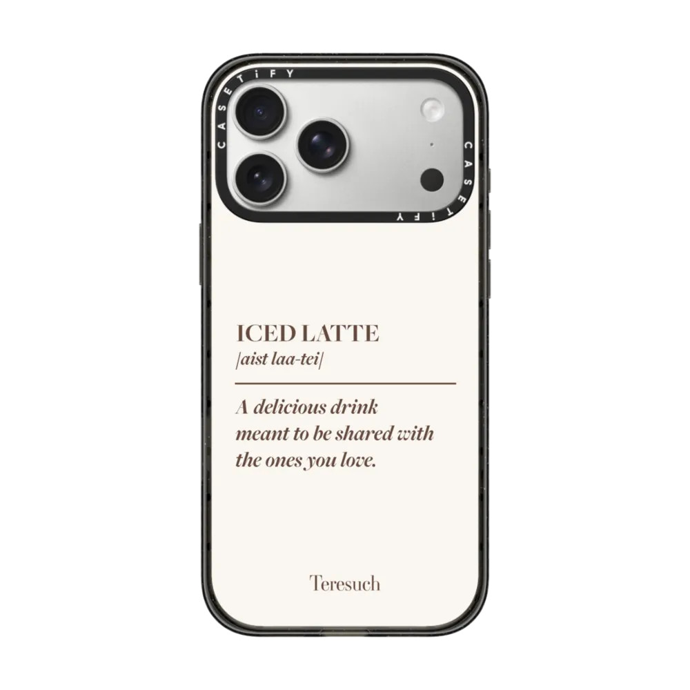 CASETY Teresuch Iced Latte Magnetic Case สําหรับ iPhone 17 17Pro Air 16 15 14 13 Plus Pro Max Hard อะคริลิคใสปกหลัง - รูปที่ 3