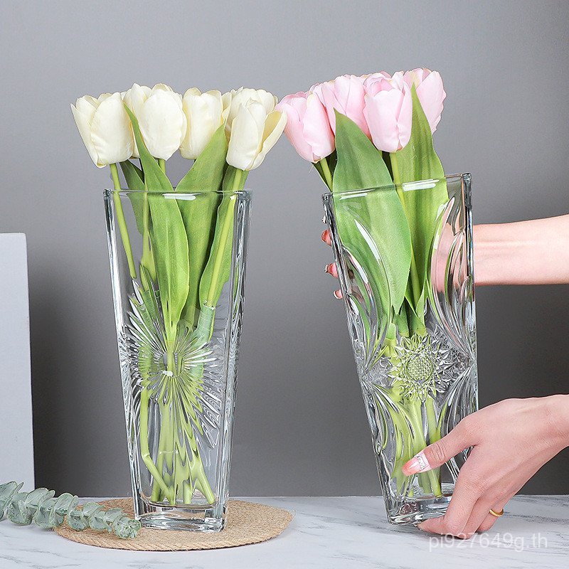 แจกันไม้ไผ่สไตล์คริสตัลและเอเชีย สำหรับการจัดแต่งดอกไม้แบบคลาสสิก ขนาด IO65