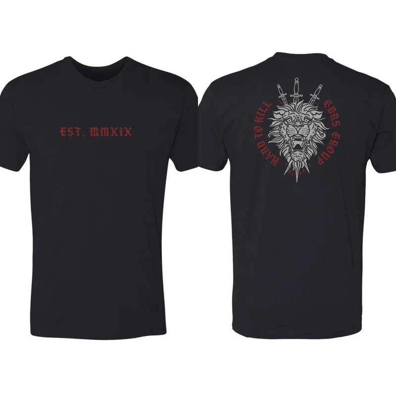 GBRS Group Hard To Killเสื้อแขนสั้น – GBRS Group Gear เสื้อยืดขนาดใหญ่ผ้าฝ้ายยิมฟิตเนสกีฬาหลวมชายเสื