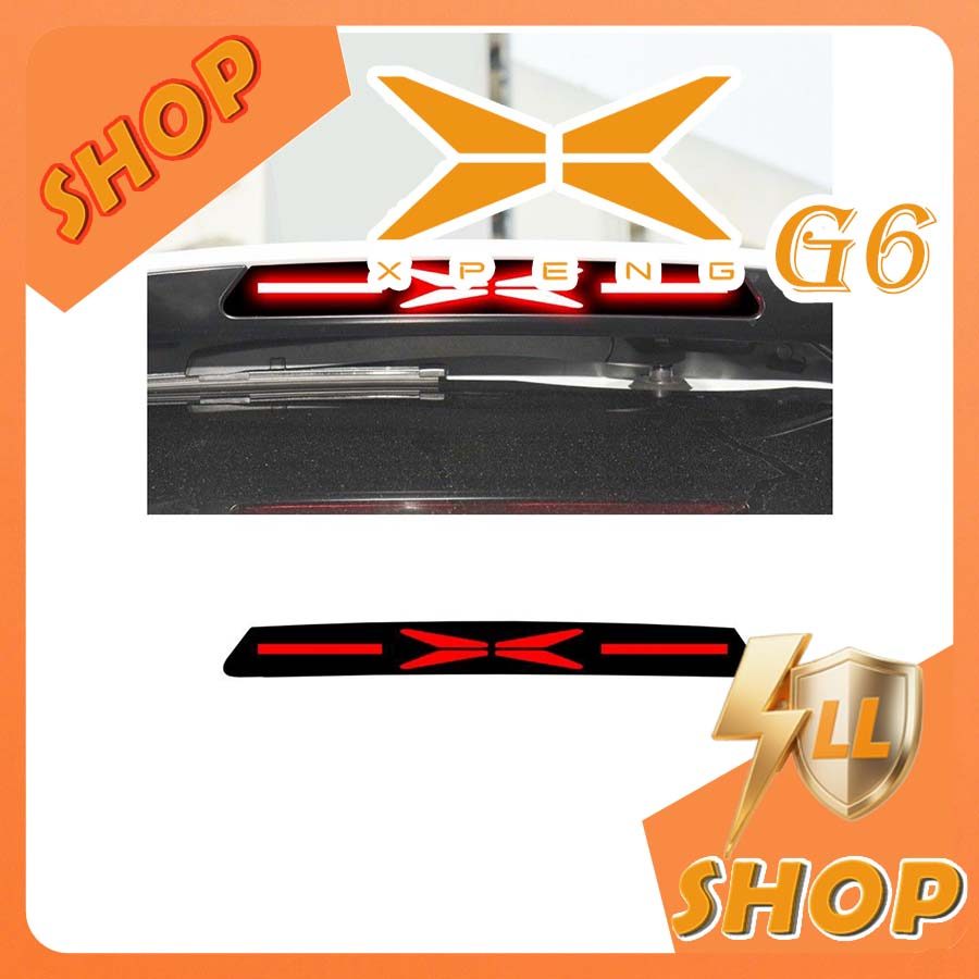 [READY]XPENG G6 High Mount Brake Light Sticker Body Kit XPENG G6 EV Car Decoration Accessories IJE5