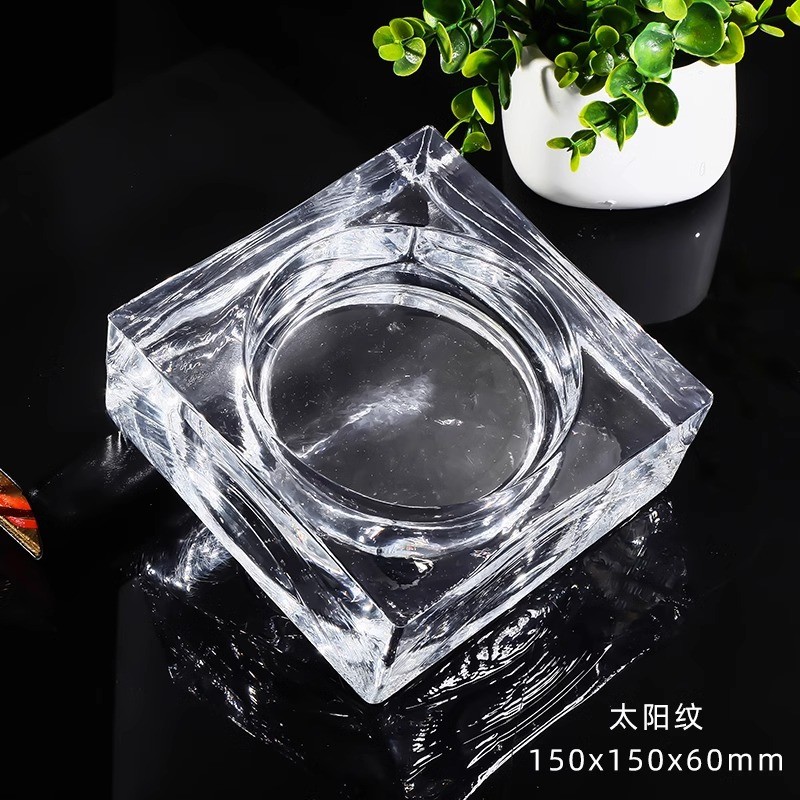 Ultra White โปร่งใสแก้วอิฐ Ice Shadow รูปแบบคริสตัลอิฐแก้ว Wall Partition Wall Partition Influencer 