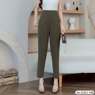 Vertier กางเกง9ส่วน  No.31021 ผ้า Poly 100% ไม่ยืด ซิบหลัง ก…