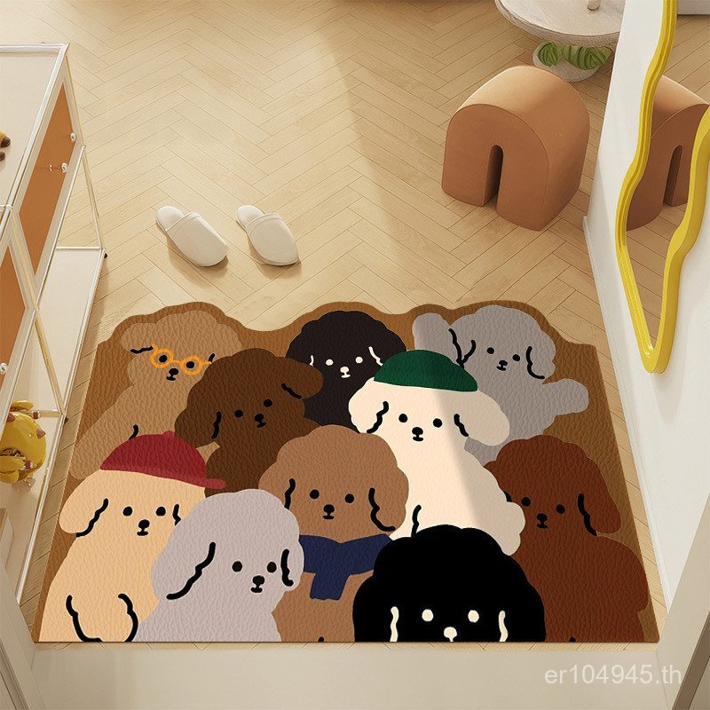 ประตูภายในบ้านดีไซน์ทันสมัย พร้อมรองพื้น anti-slip PVC คุณภาพสูง FV1P