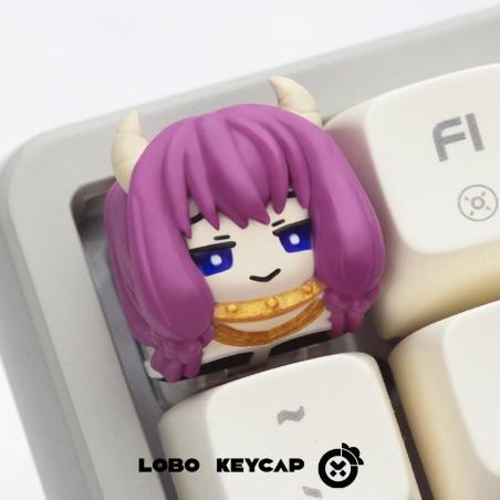 Lobo Aura Frieren Anime Theme Artisan Keycaps ปุ่มกดเรซิน