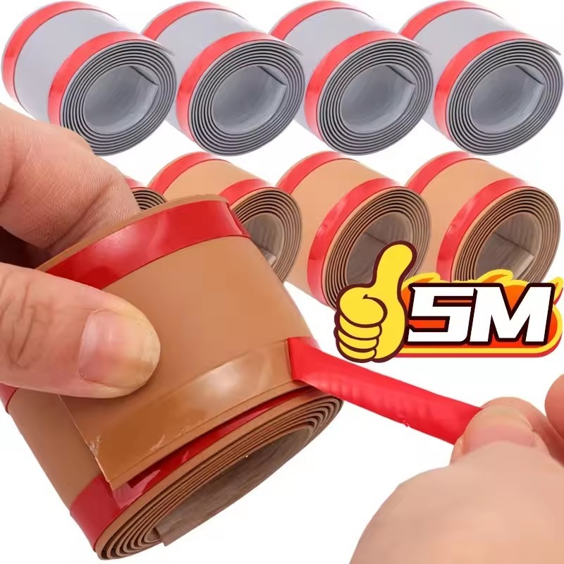 โต๊ะ/ผนังสายเคเบิลออแกไนเซอร์ปก-1/3/5ชิ้น | คอนซีลเลอร์ Trimmable แบบมีกาวในตัว PVC ลายไม้| สําหรับส