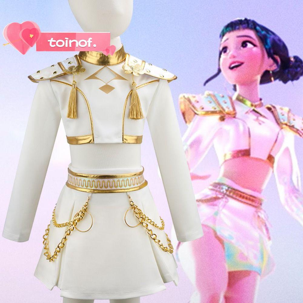 ชุดคอสเพลย์ Demon Hunter สำหรับหญิง ออกแบบตามตัวละคร Mira และ Rumi จากวง K-pop Group Idol Zoey และ V