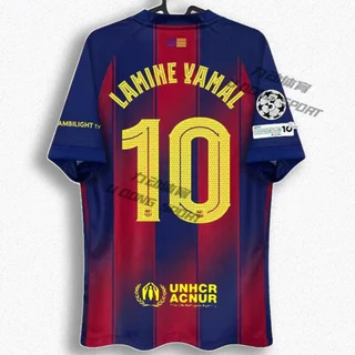 แฟนๆ edition 25/26 เสื้อฟุตบอล Barcelona Home UCL ขนาด 100-6XL